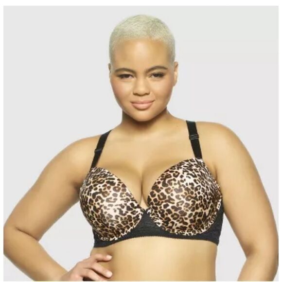 NWT  ParamounrPlunge Contour Bra with Lace T-BackIn Size 32DD - Picture 1 of 7